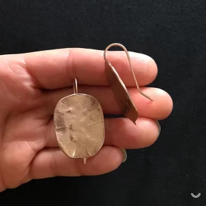 BOUCLES D'OREILLES LUNARIA ANNUA – Image 2