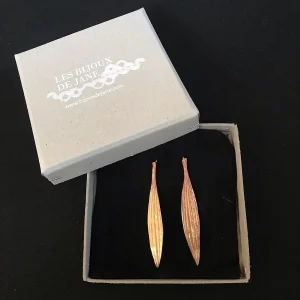 BOUCLES D'OREILLES PLANTAGO LANCEOLATA – Image 3